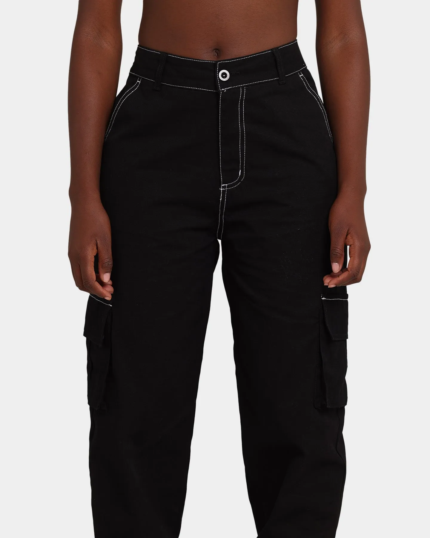 EN.ES Women's Fearless Cargo Pants Black