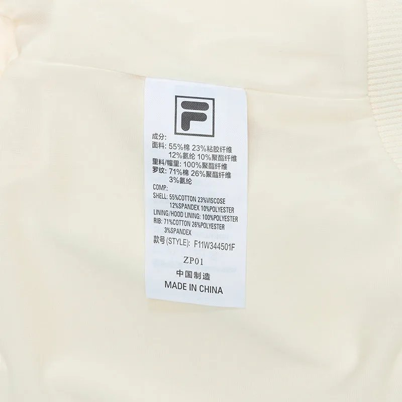 FILA CORE Women's WHITE LINE EMERALD Knit Top in Ash