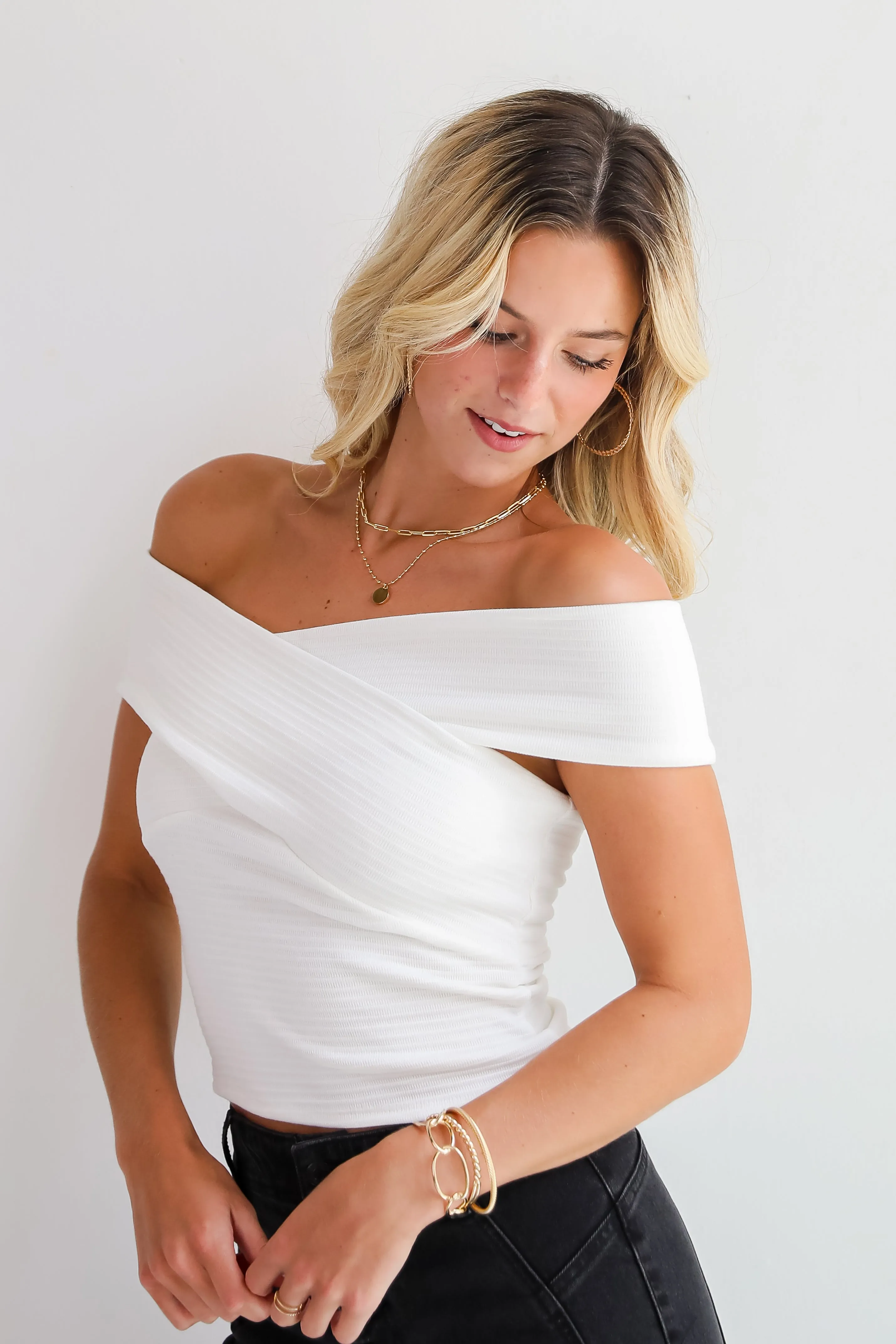 FINAL SALE - Ultimate Trend Knit Crossover Tank