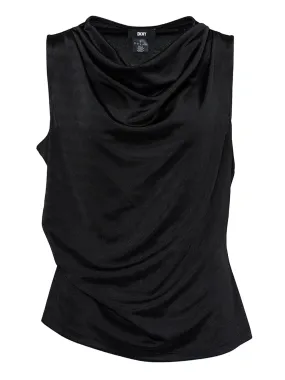 Foil Knit Drape Top
