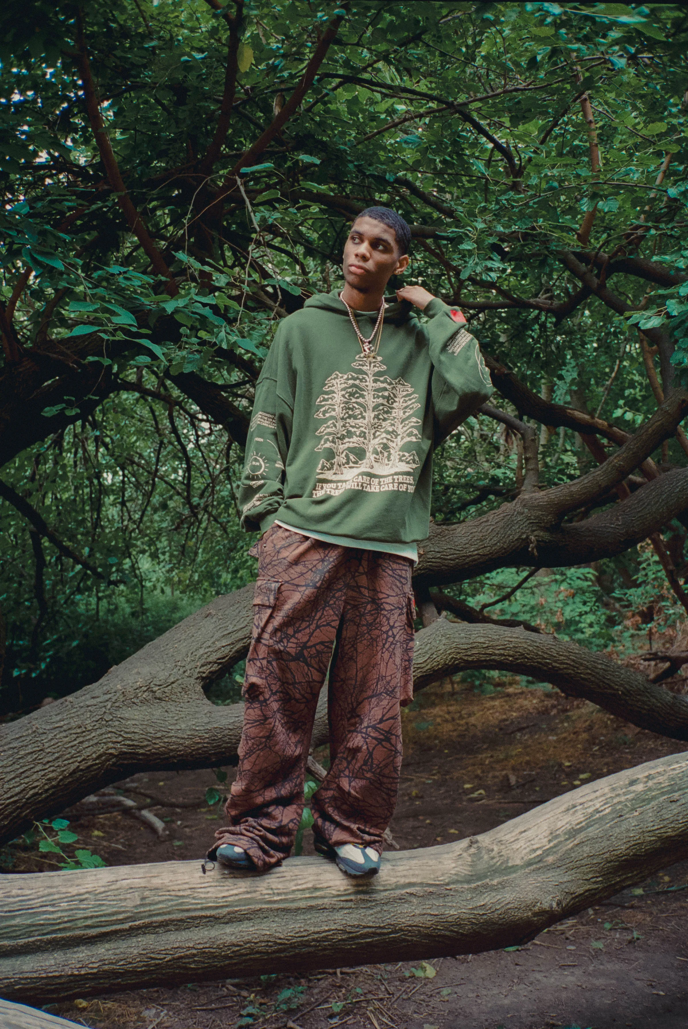 Forest Camo Cargo Pant (Cedar)