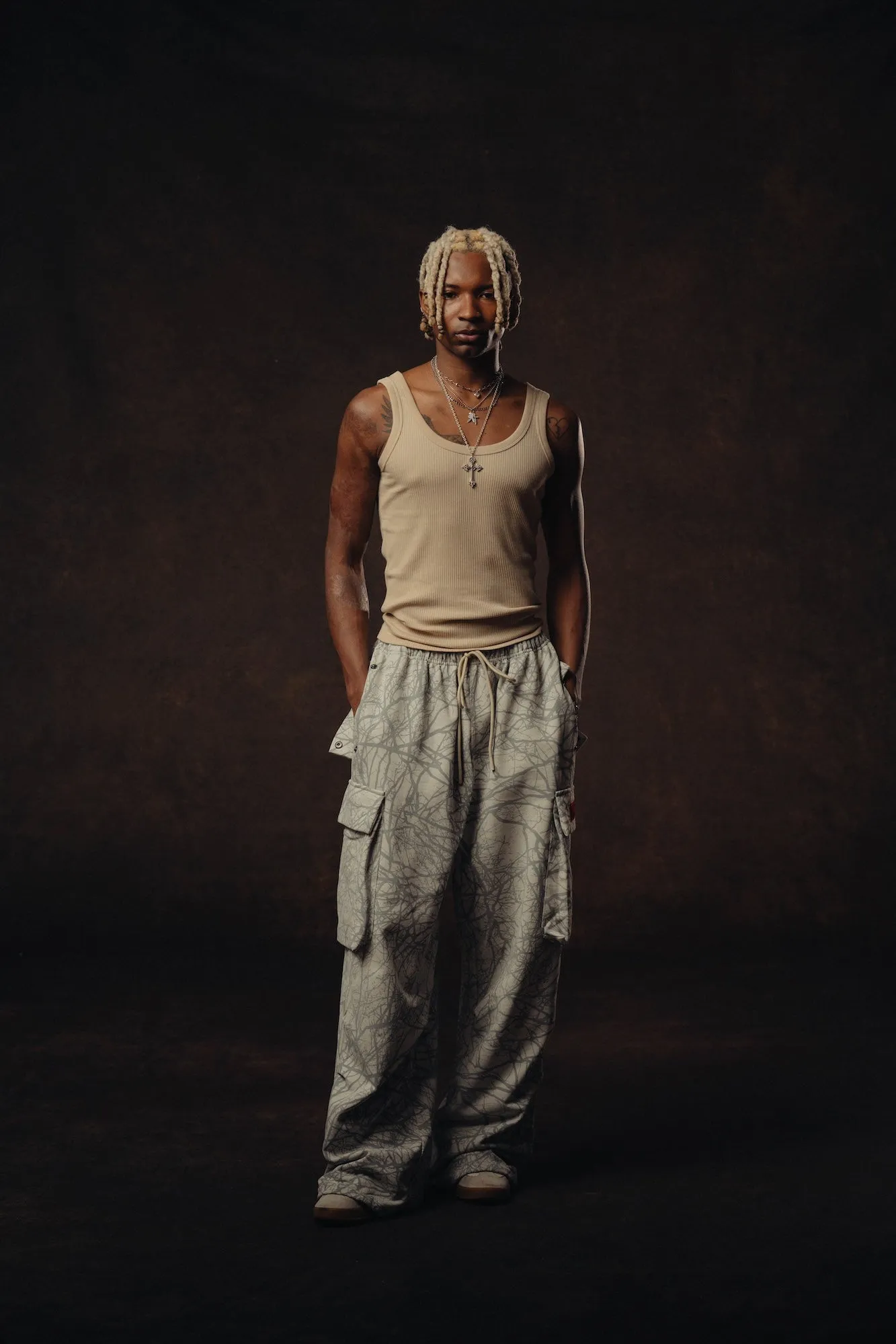 Forest Camo Cargo Pant (Fog)