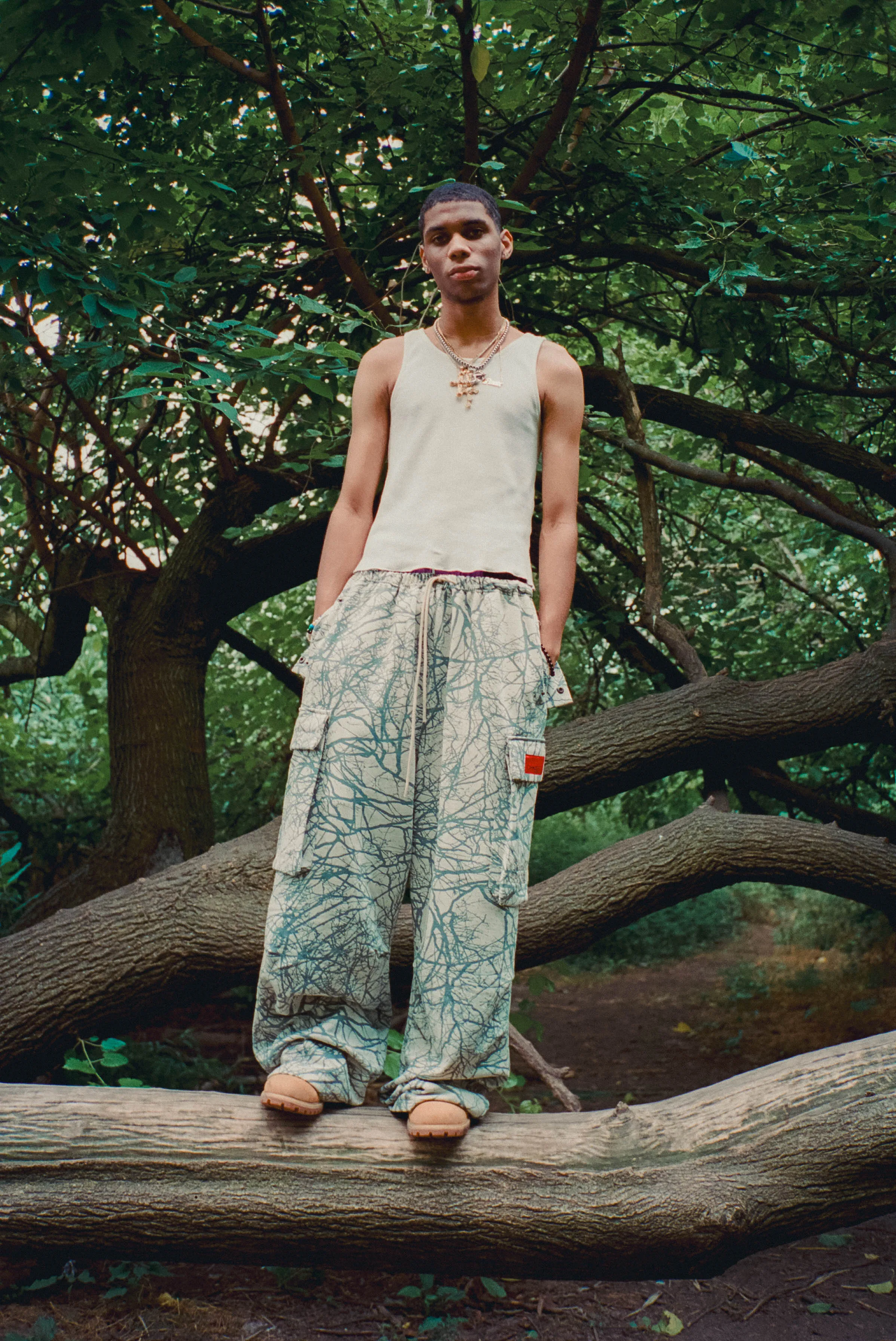 Forest Camo Cargo Pant (Fog)
