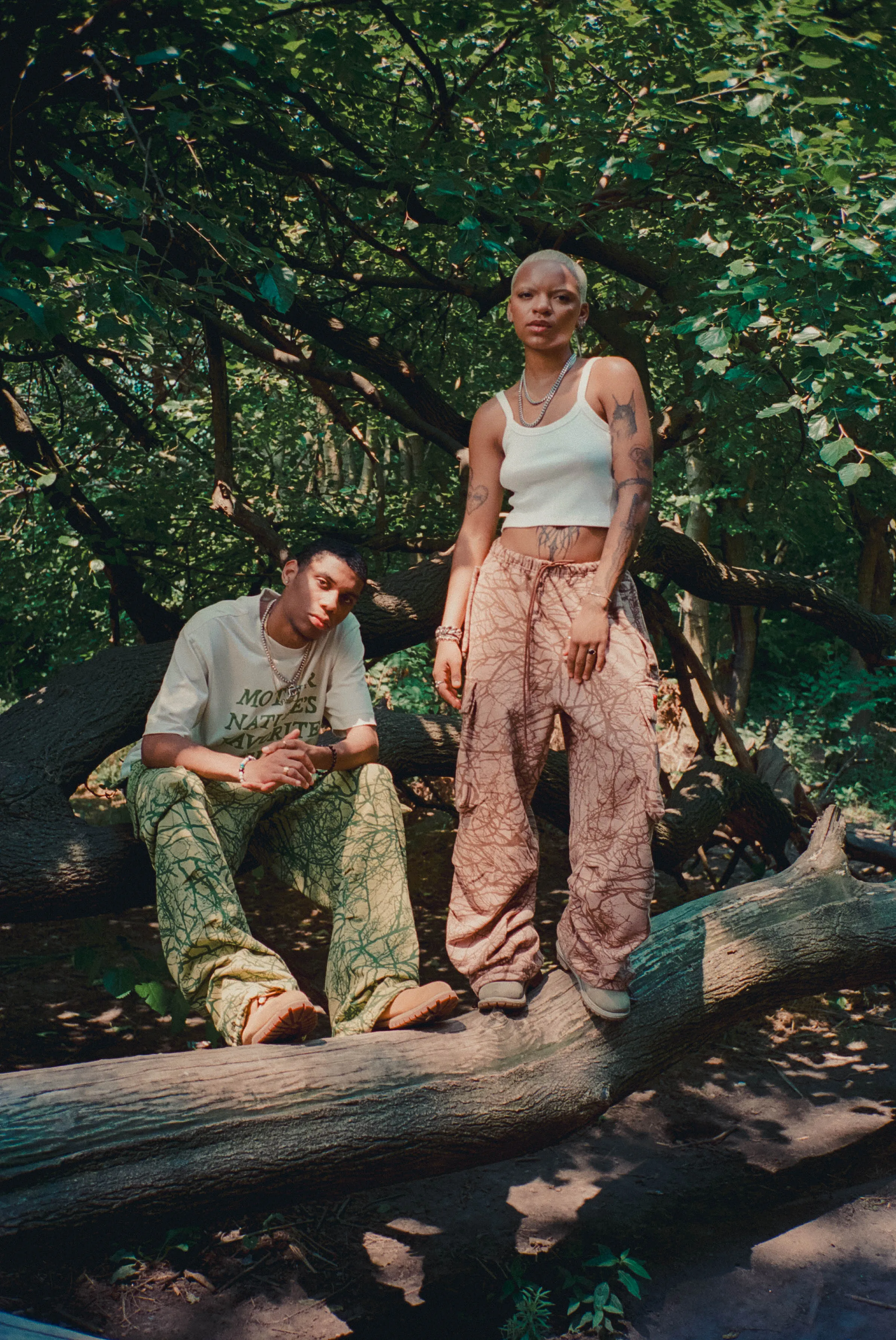 Forest Camo Cargo Pant (Laccaria)