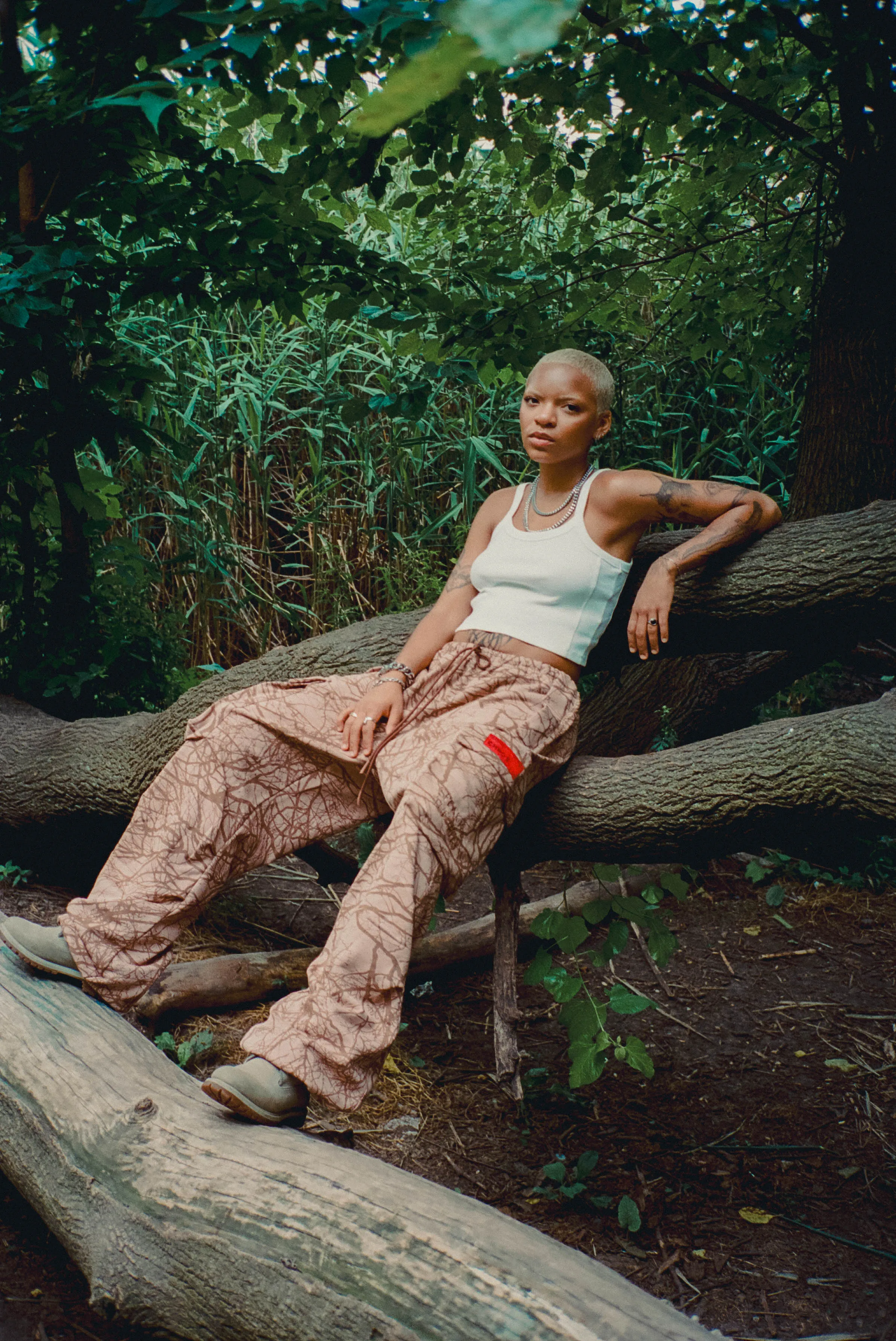 Forest Camo Cargo Pant (Laccaria)