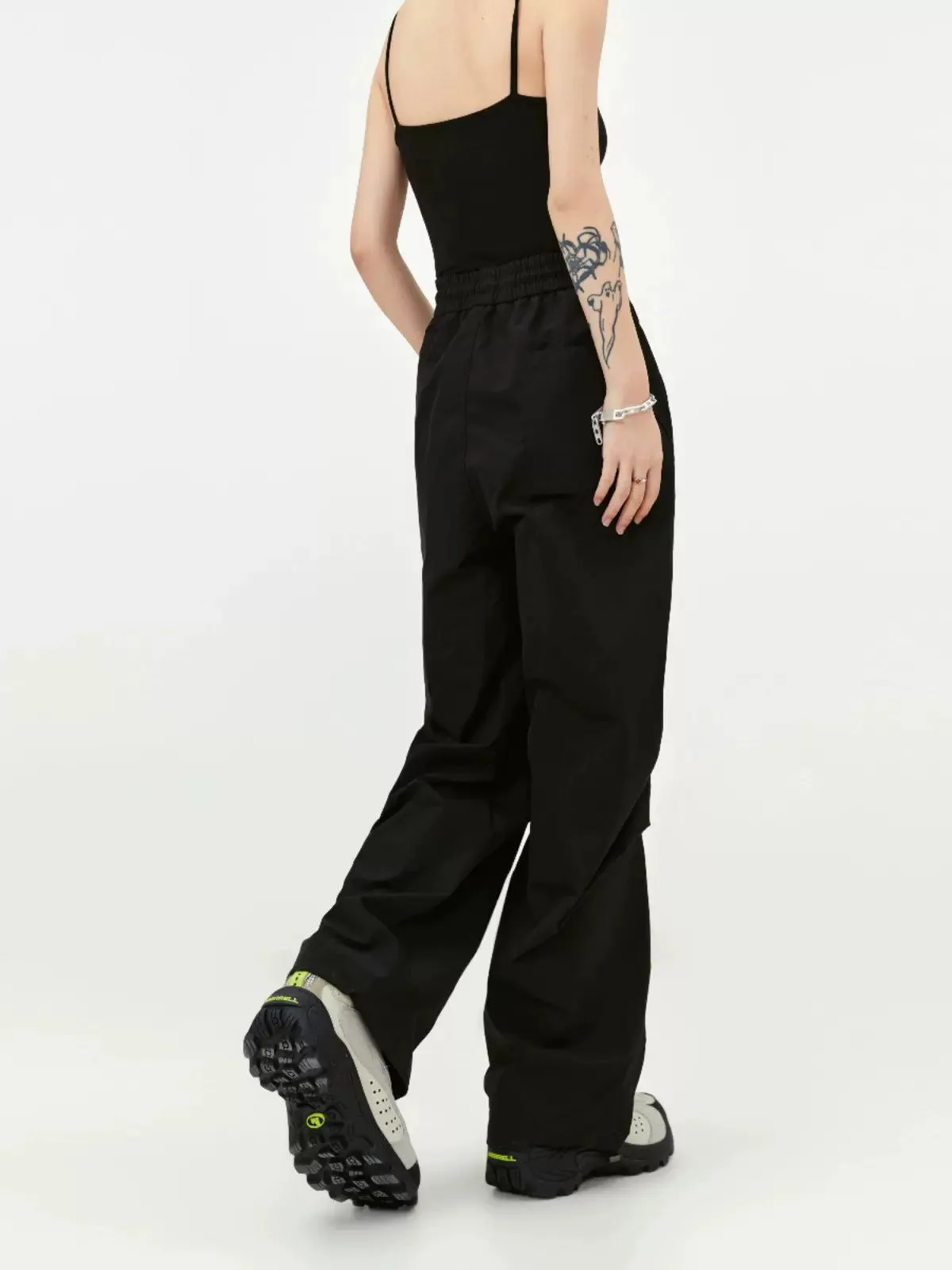 Gartered Straight Leg Cargo Pants