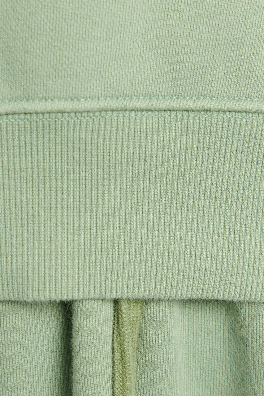 Green Cotton Preowned Tracksuit Set
