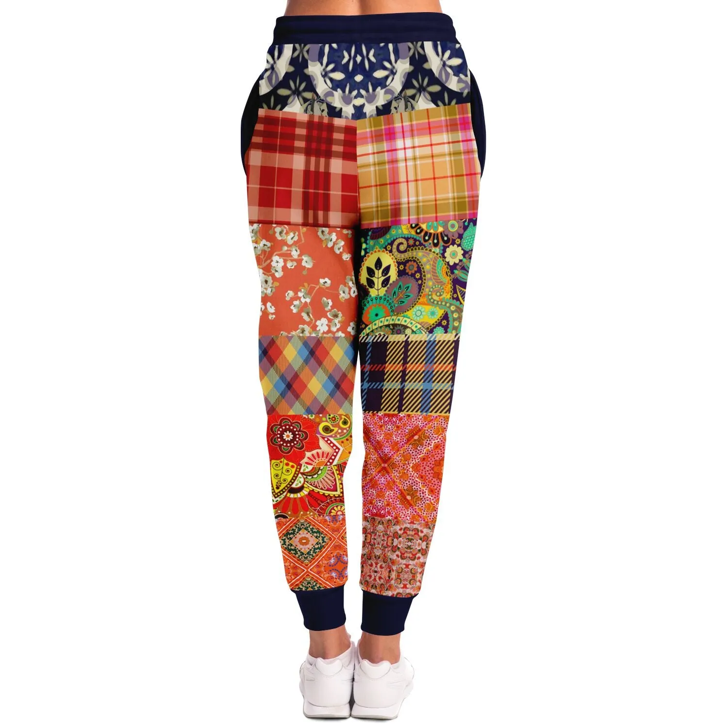 Guan Yin Compassion Patchwork Eco-Poly Unisex Joggers