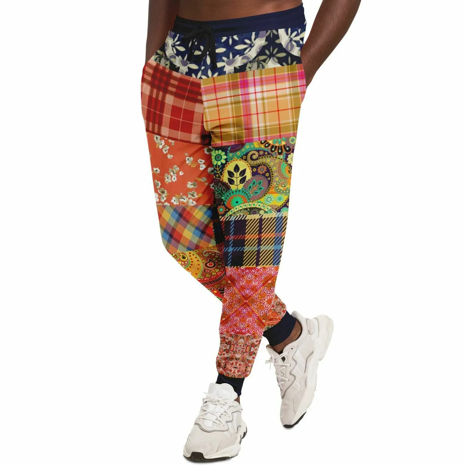 Guan Yin Compassion Patchwork Eco-Poly Unisex Joggers