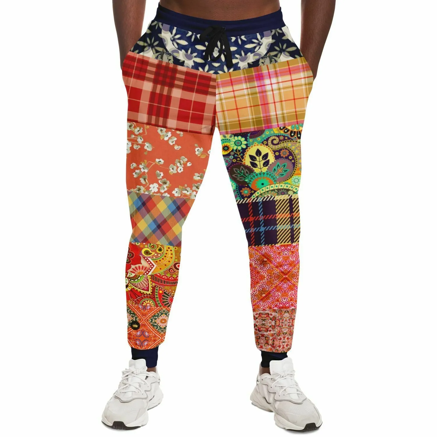 Guan Yin Compassion Patchwork Eco-Poly Unisex Joggers