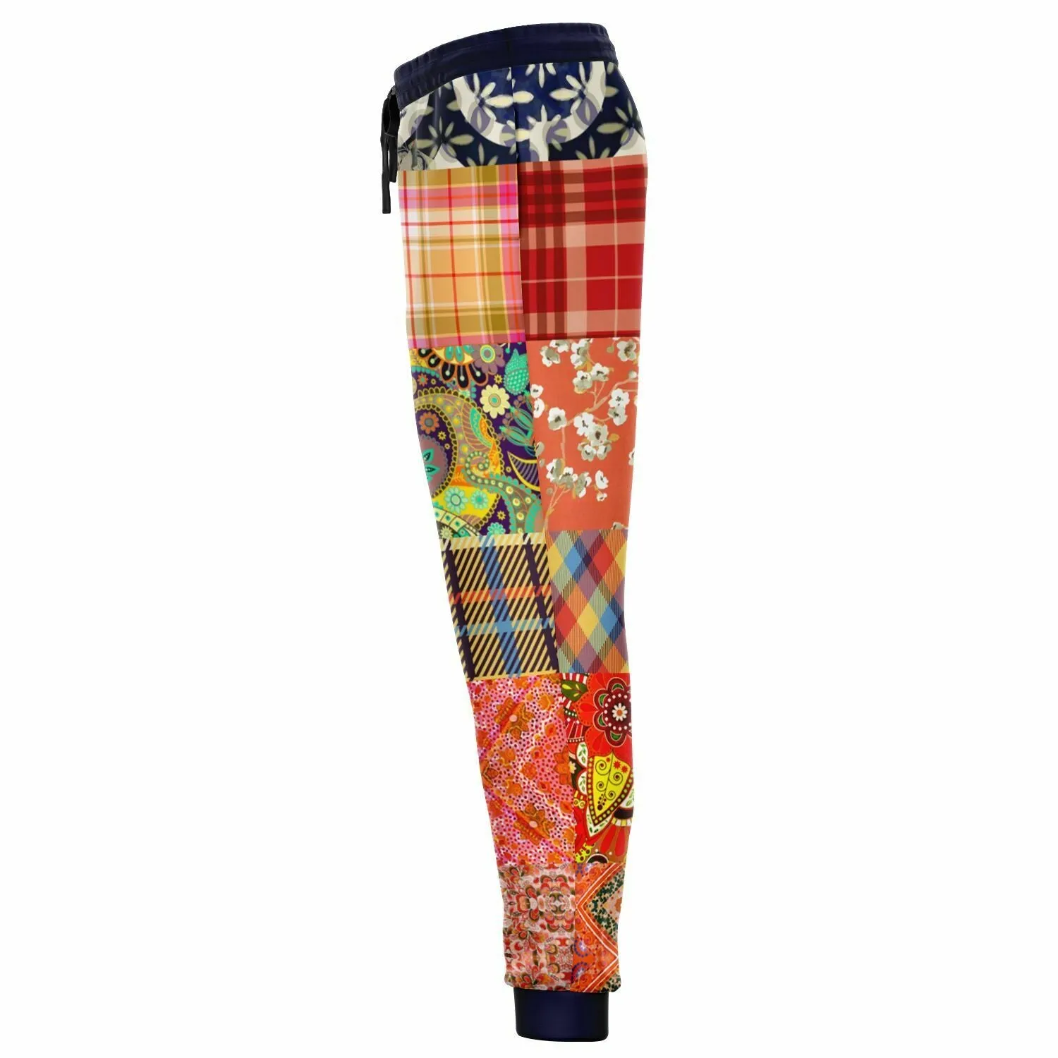 Guan Yin Compassion Patchwork Eco-Poly Unisex Joggers