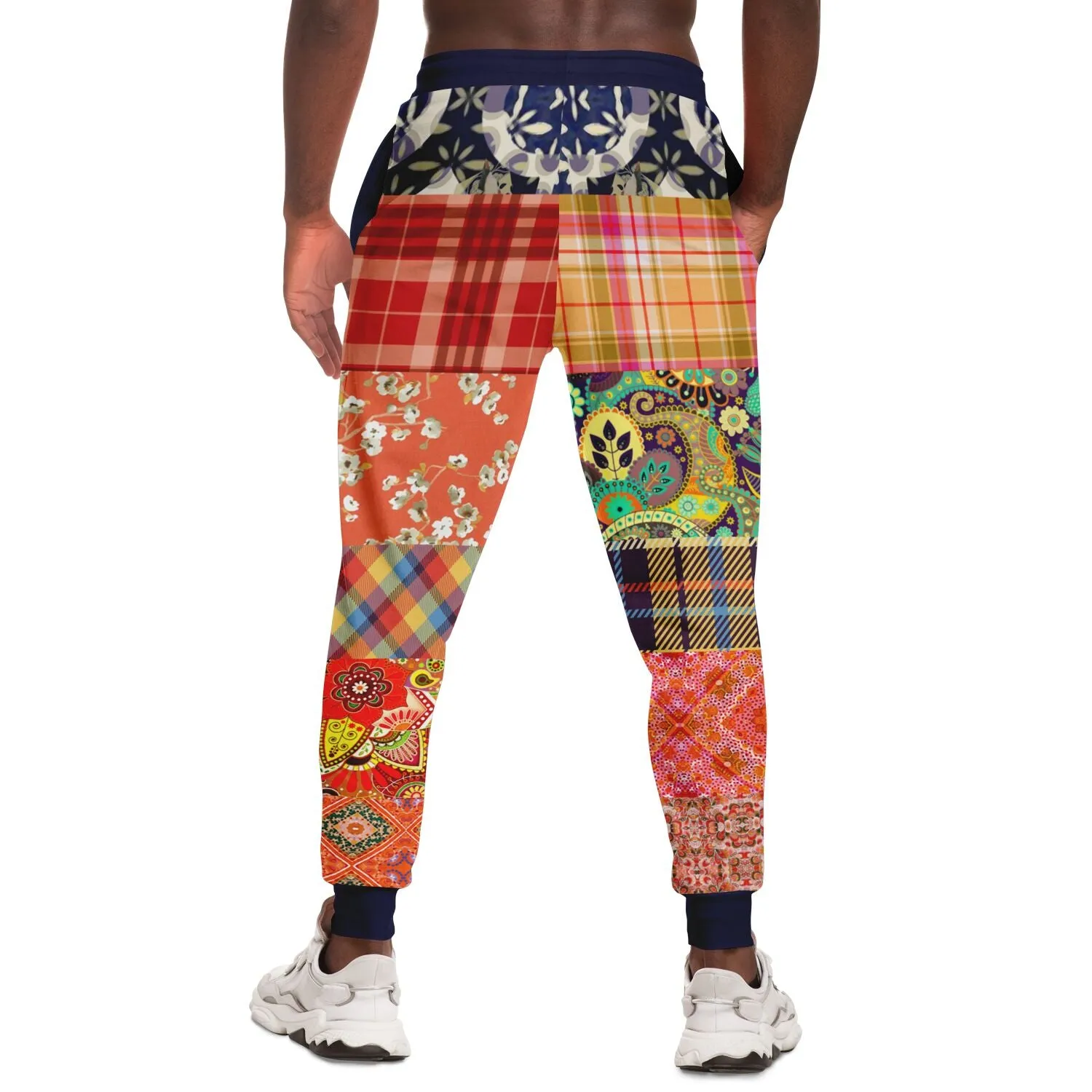 Guan Yin Compassion Patchwork Eco-Poly Unisex Joggers