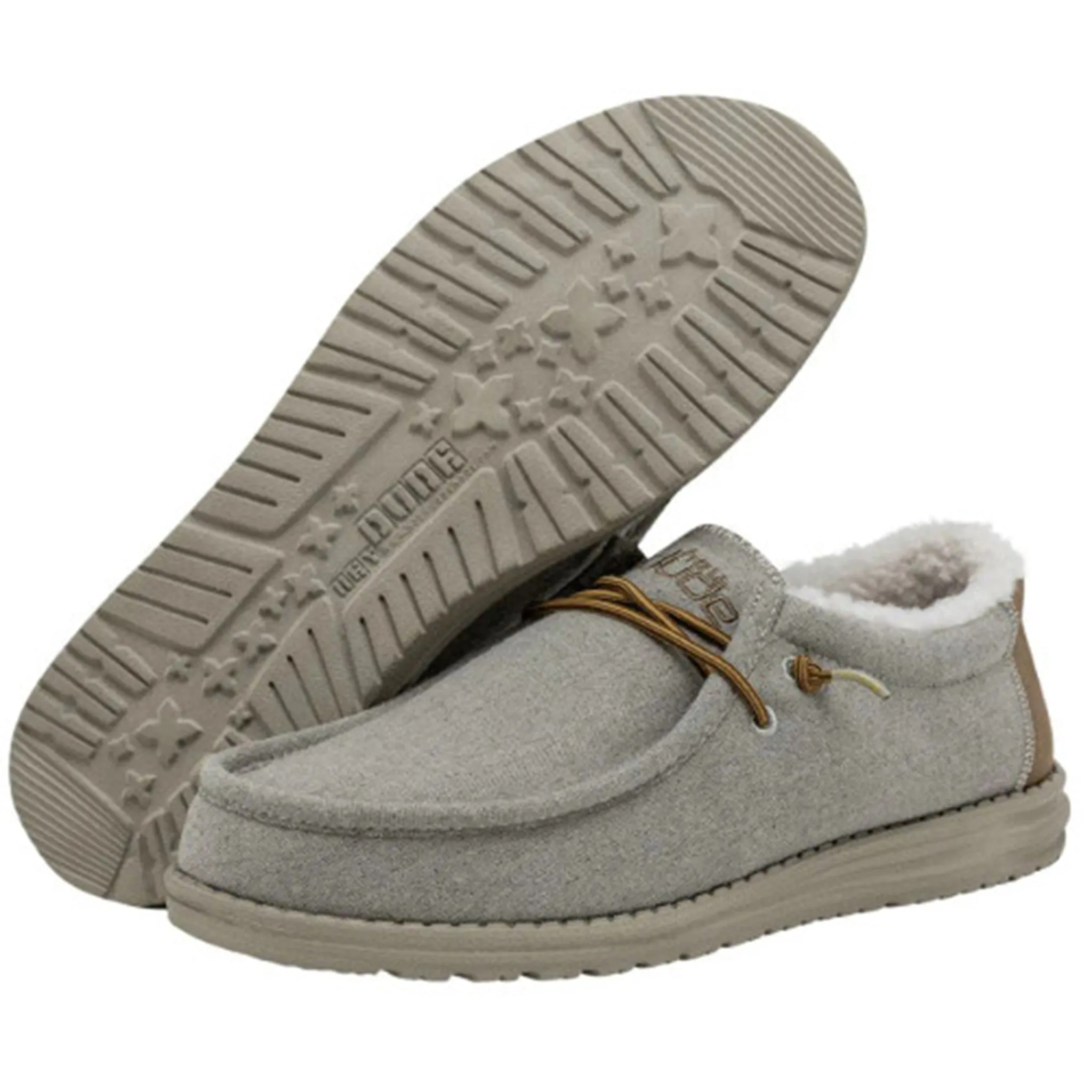 Hey Dude Wally Herringbone Grey