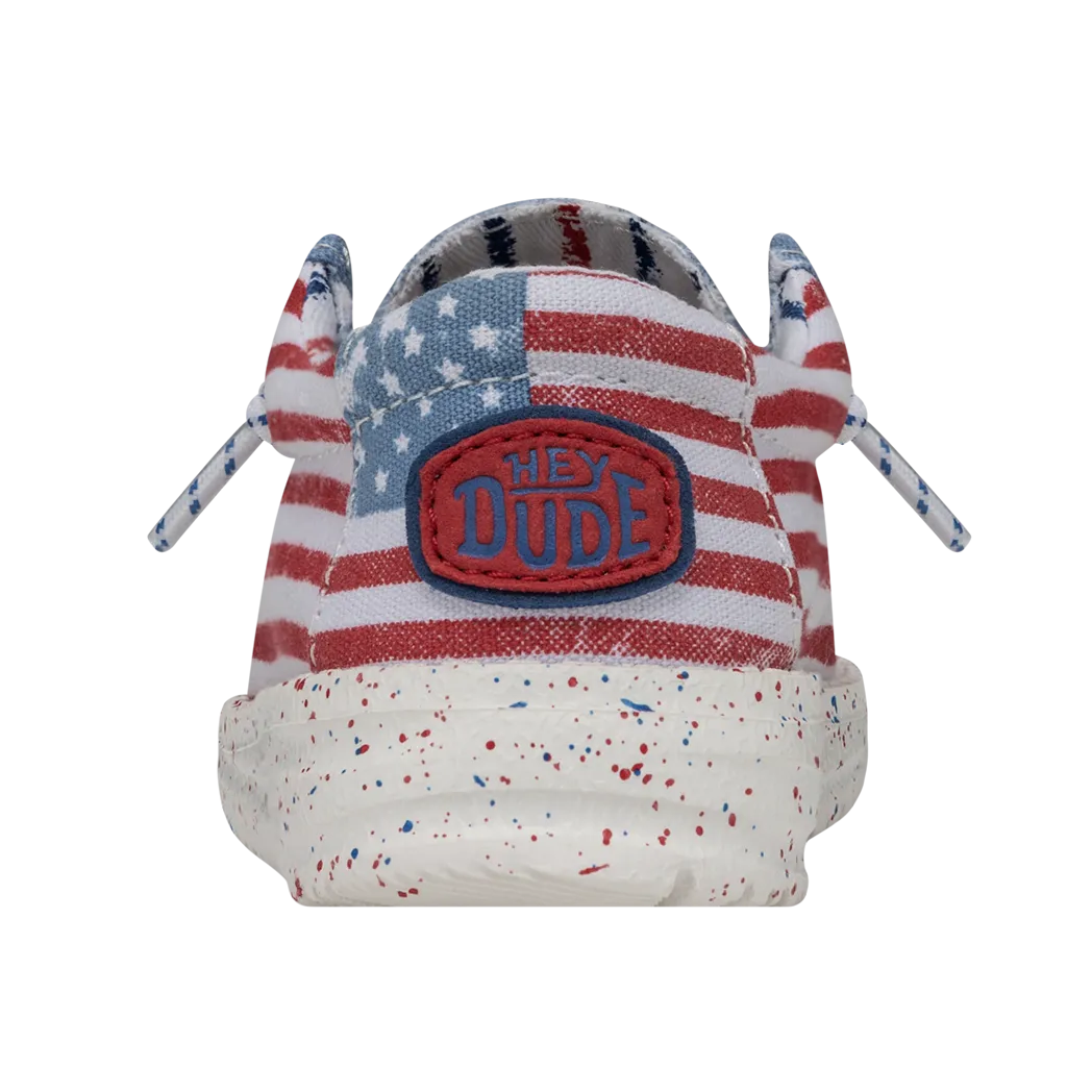 Hey Dude Wally Toddler Patriotic Stars & Stripes