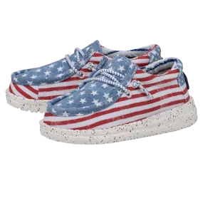 Hey Dude Wally Toddler Patriotic Stars & Stripes