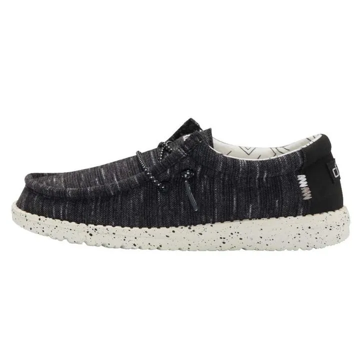 Hey Dude Wally Youth Stretch Black