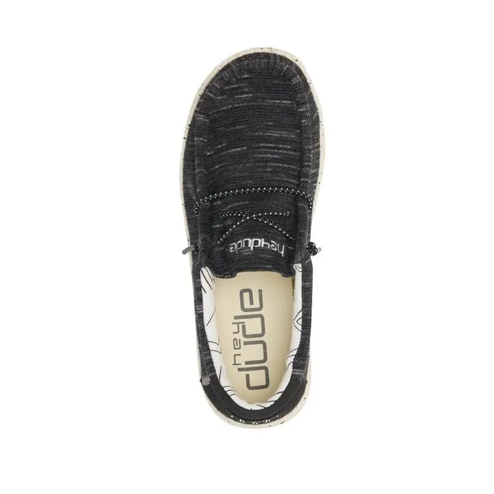 Hey Dude Wally Youth Stretch Black