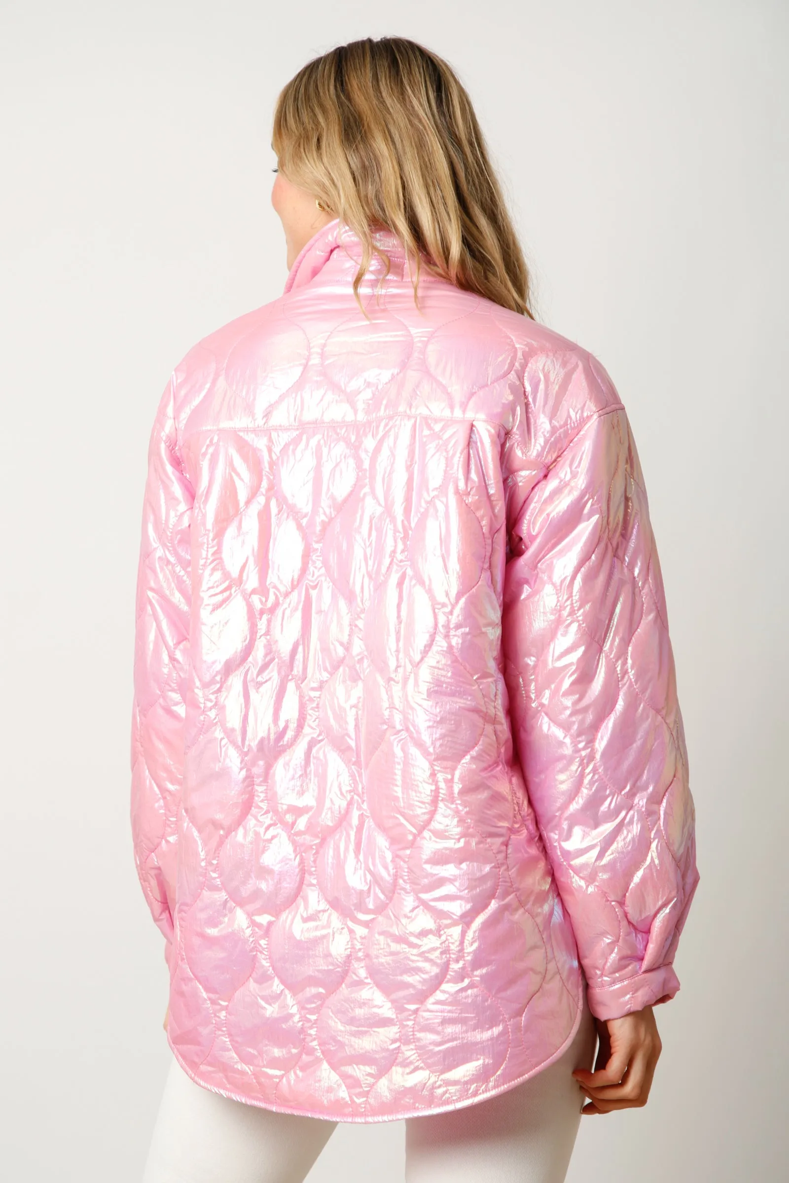 Iridescent Puffer Jacket