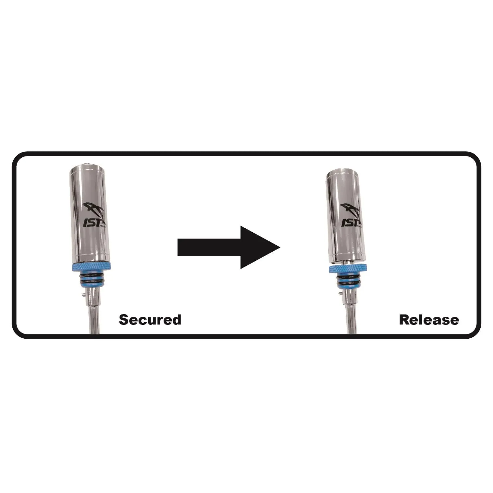 IST TA6/E COMPACT STAINLESS STEEL UNDERWATER SHAKER WITH MEASURE ROD