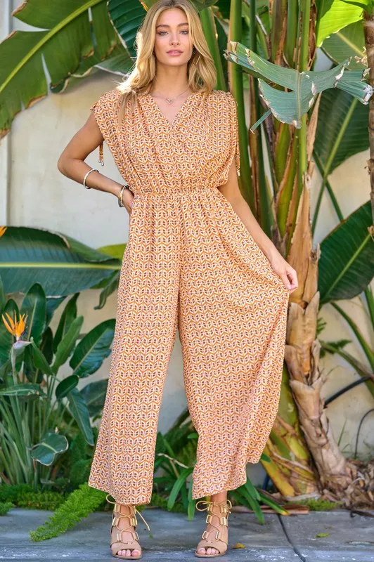 Jumper - "Dani & Davi" Printed V-Neck