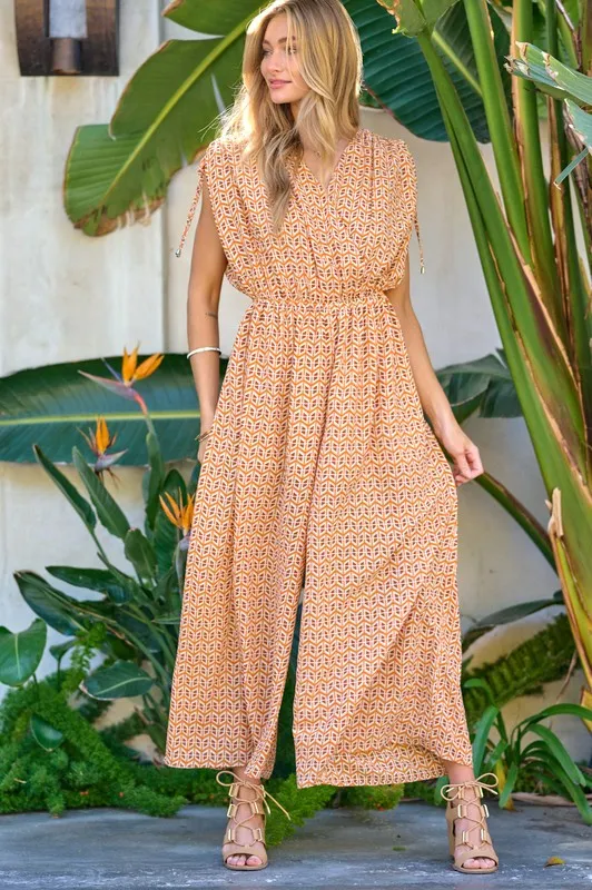 Jumper - "Dani & Davi" Printed V-Neck