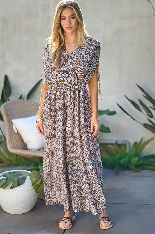 Jumper - "Dani & Davi" Printed V-Neck