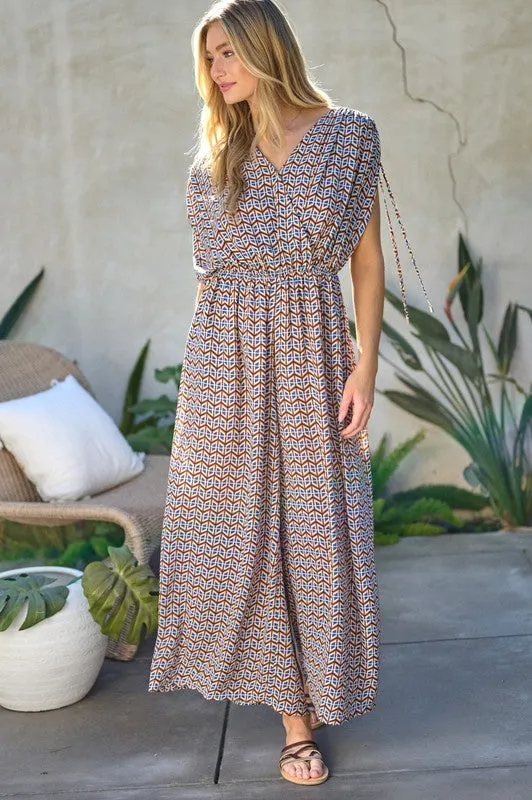 Jumper - "Dani & Davi" Printed V-Neck