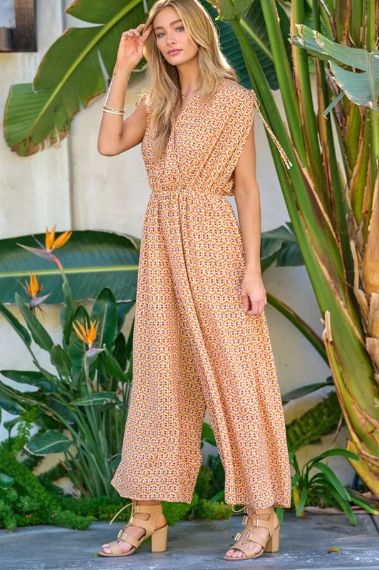 Jumper - "Dani & Davi" Printed V-Neck