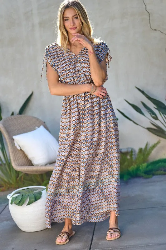 Jumper - "Dani & Davi" Printed V-Neck
