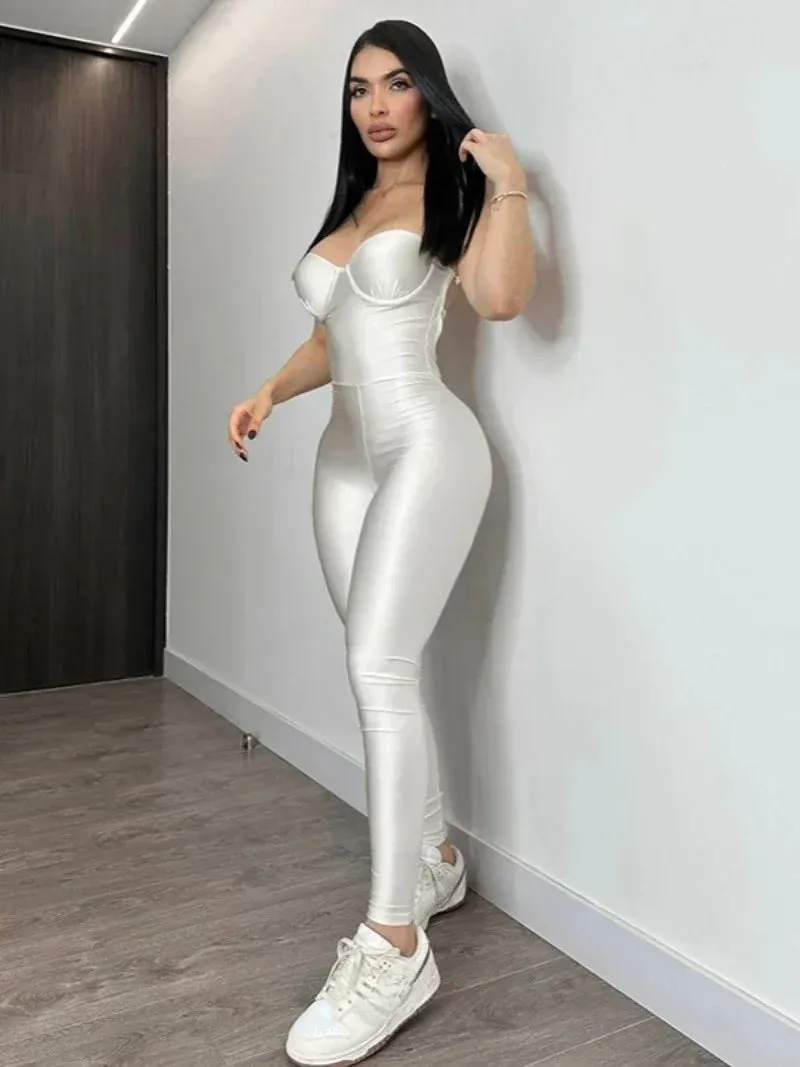 Jumpsuit Backless tutina donna