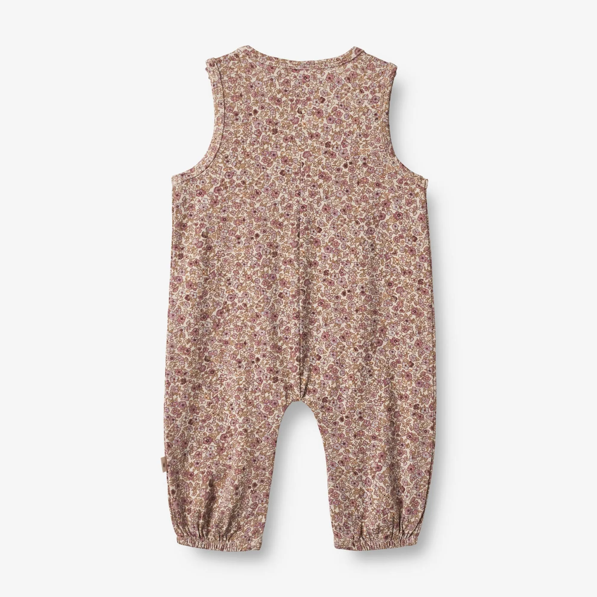 Jumpsuit Joey | Baby - grey rose flowers
