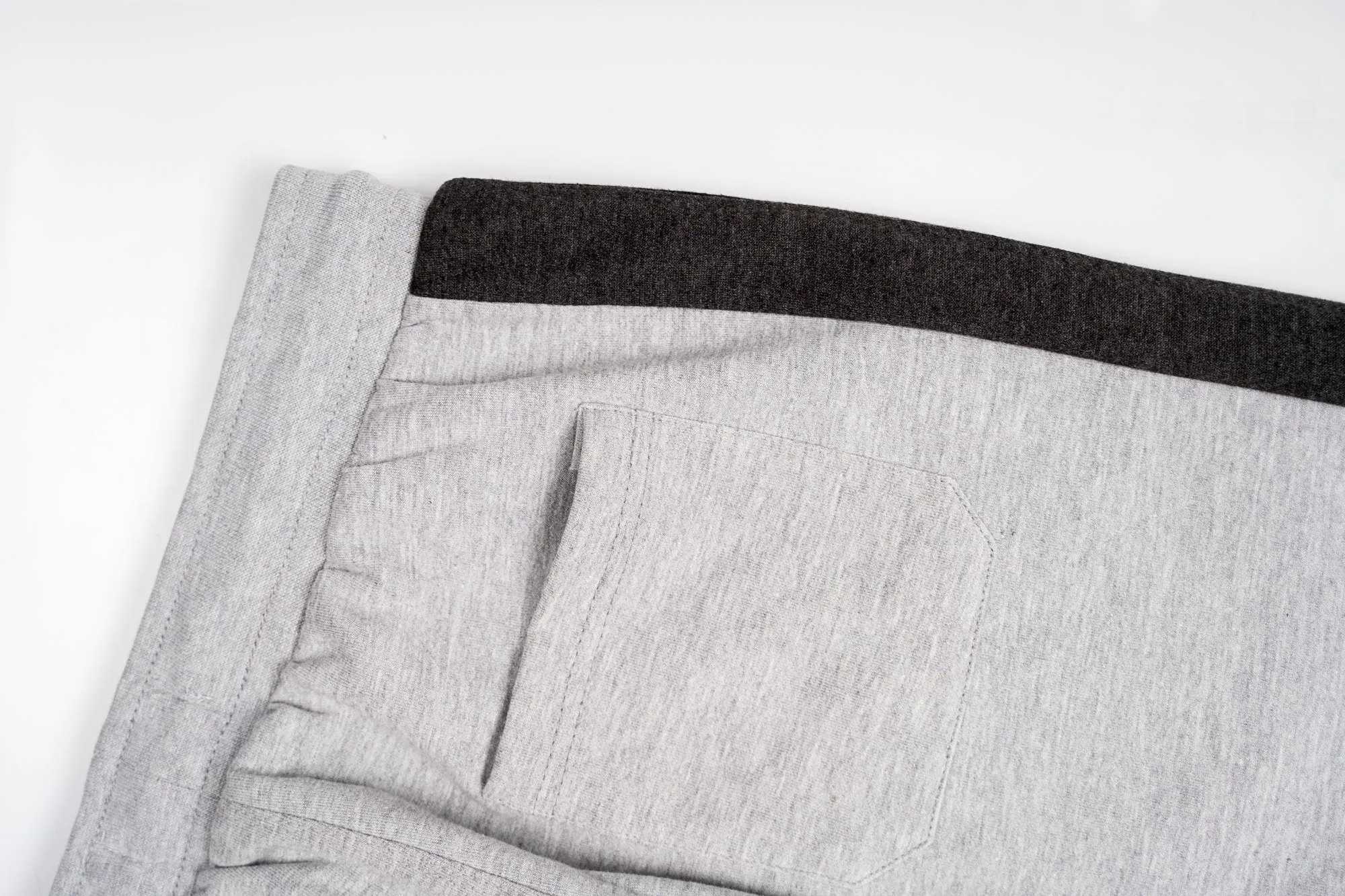 KNIT TROUSER HEATHER GREY