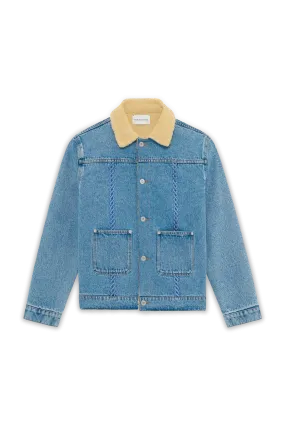 La Veste Denim Tressée