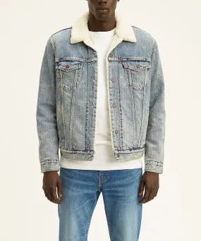 Levi's Men's Sherpa Trucker Jacket - Mustard