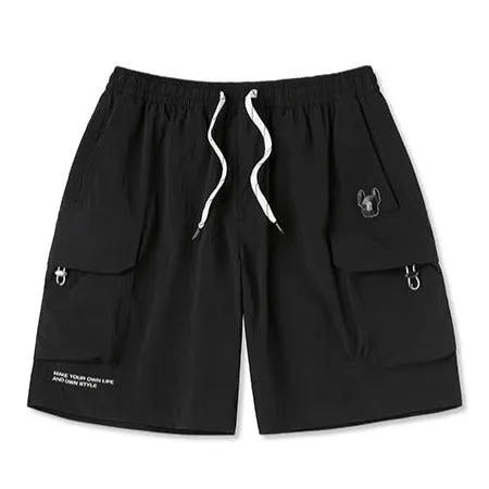 LifeWork Cargo Nylon Shorts Black