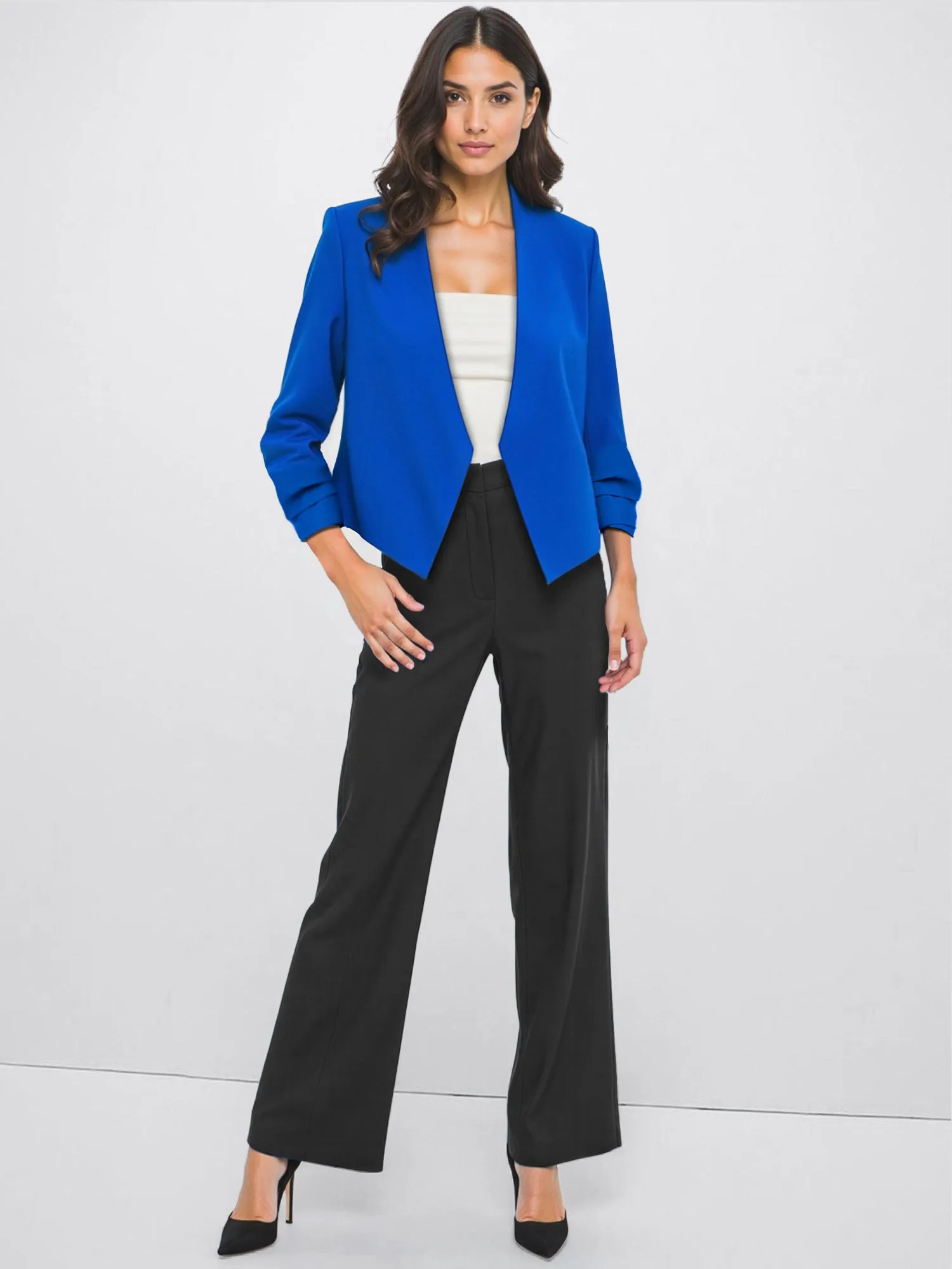 Long Sleeve Open Blazer Jacket