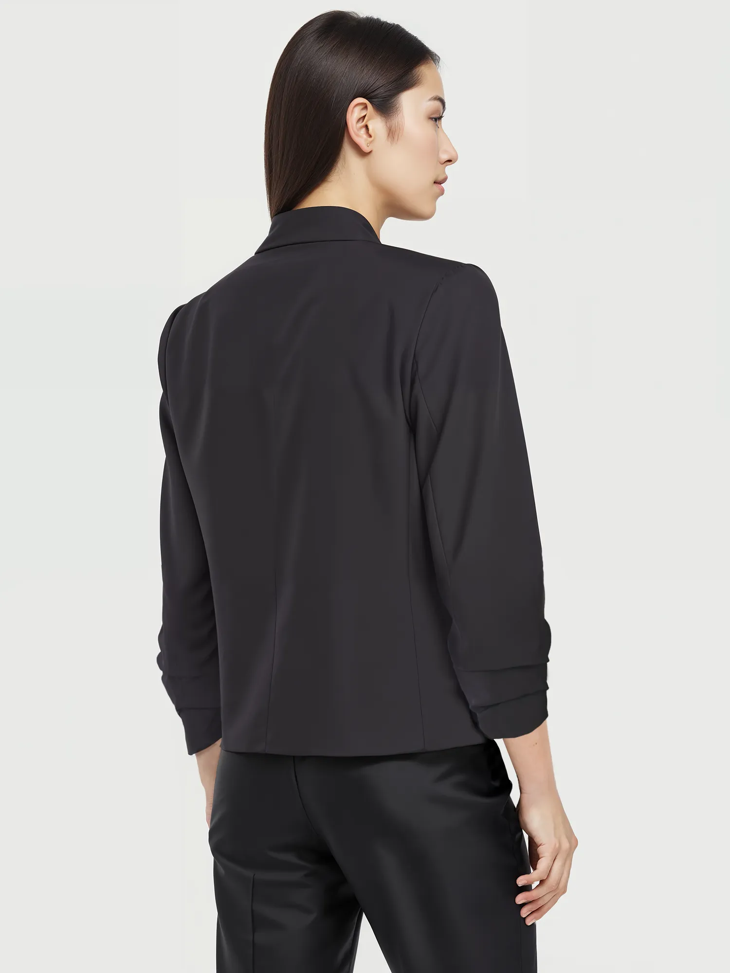 Long Sleeve Open Blazer Jacket
