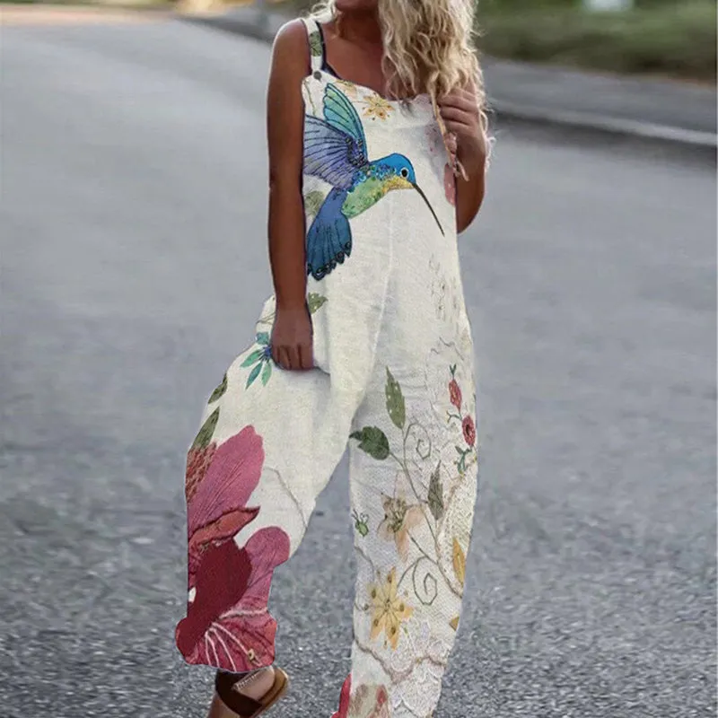 Loose-fitting jumpsuit in cotton linen - relax in style