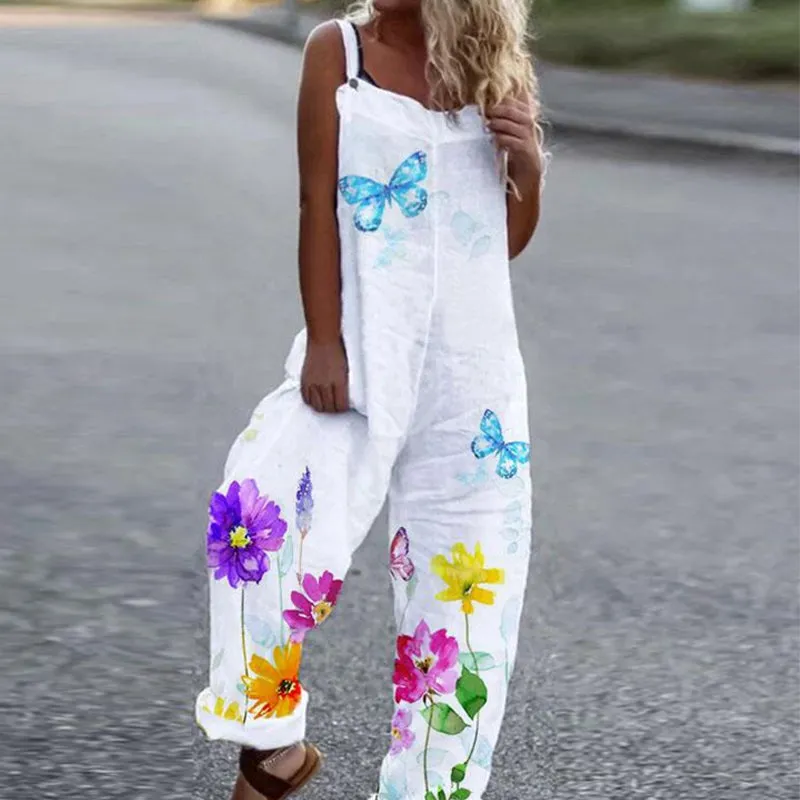 Loose-fitting jumpsuit in cotton linen - relax in style