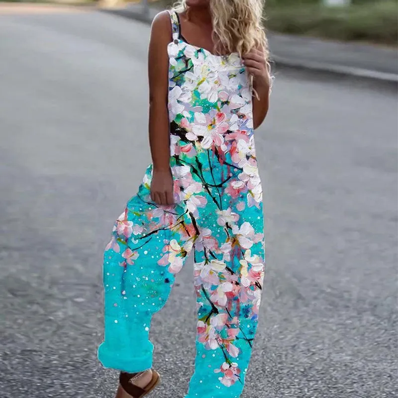 Loose-fitting jumpsuit in cotton linen - relax in style