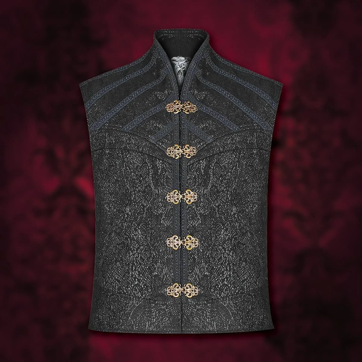 Marquis de Sade Black Vest