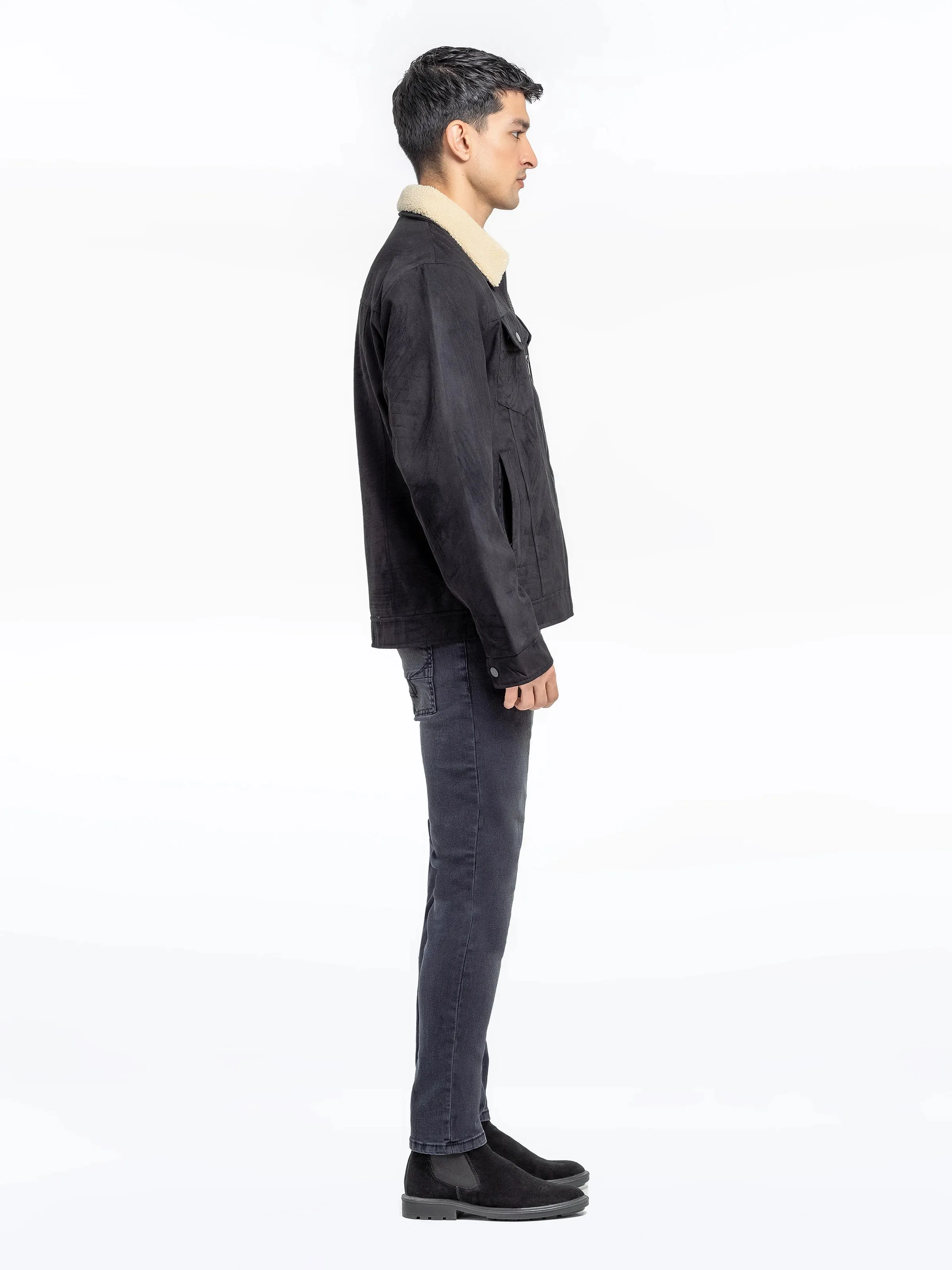 Men's Black Jacket - EMTJ24-034