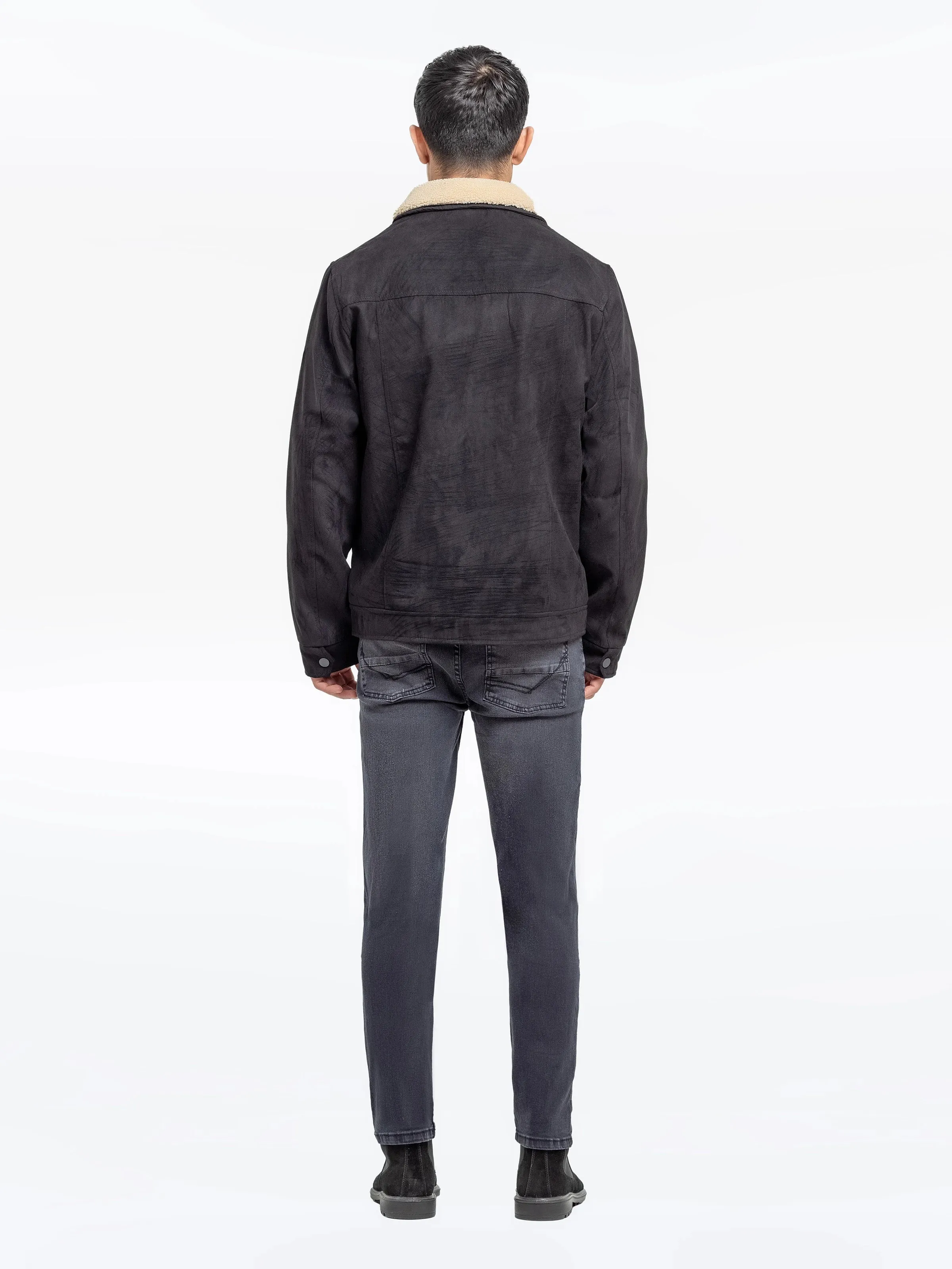 Men's Black Jacket - EMTJ24-034