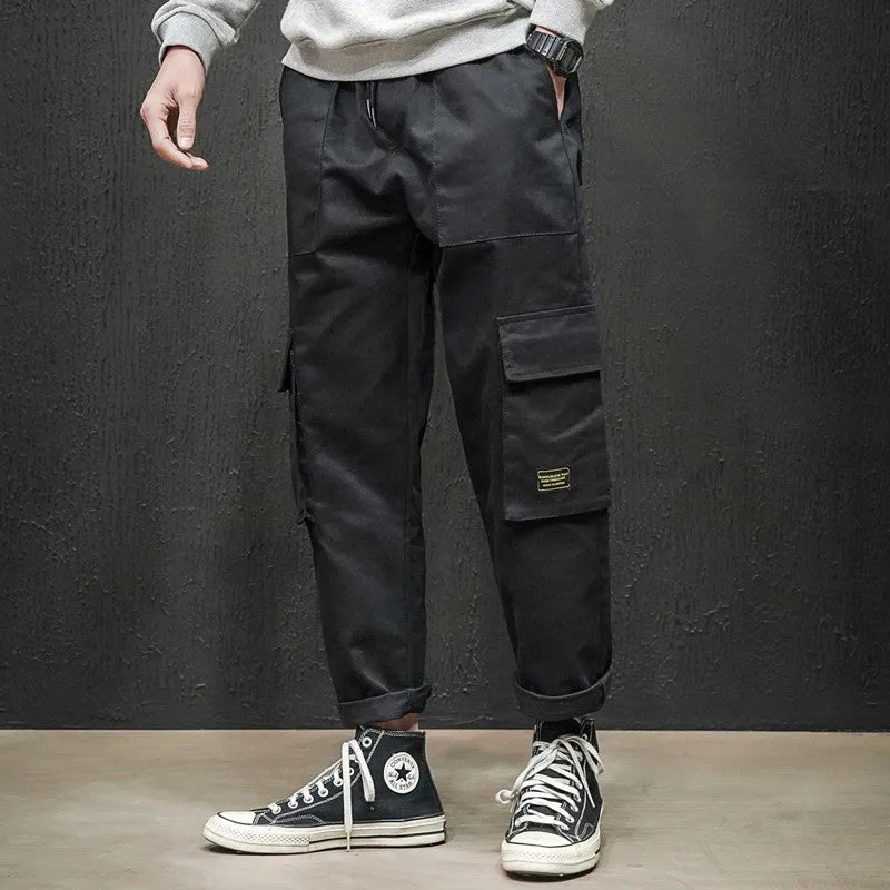 Mens Cargo Pants Multipocket Trousers