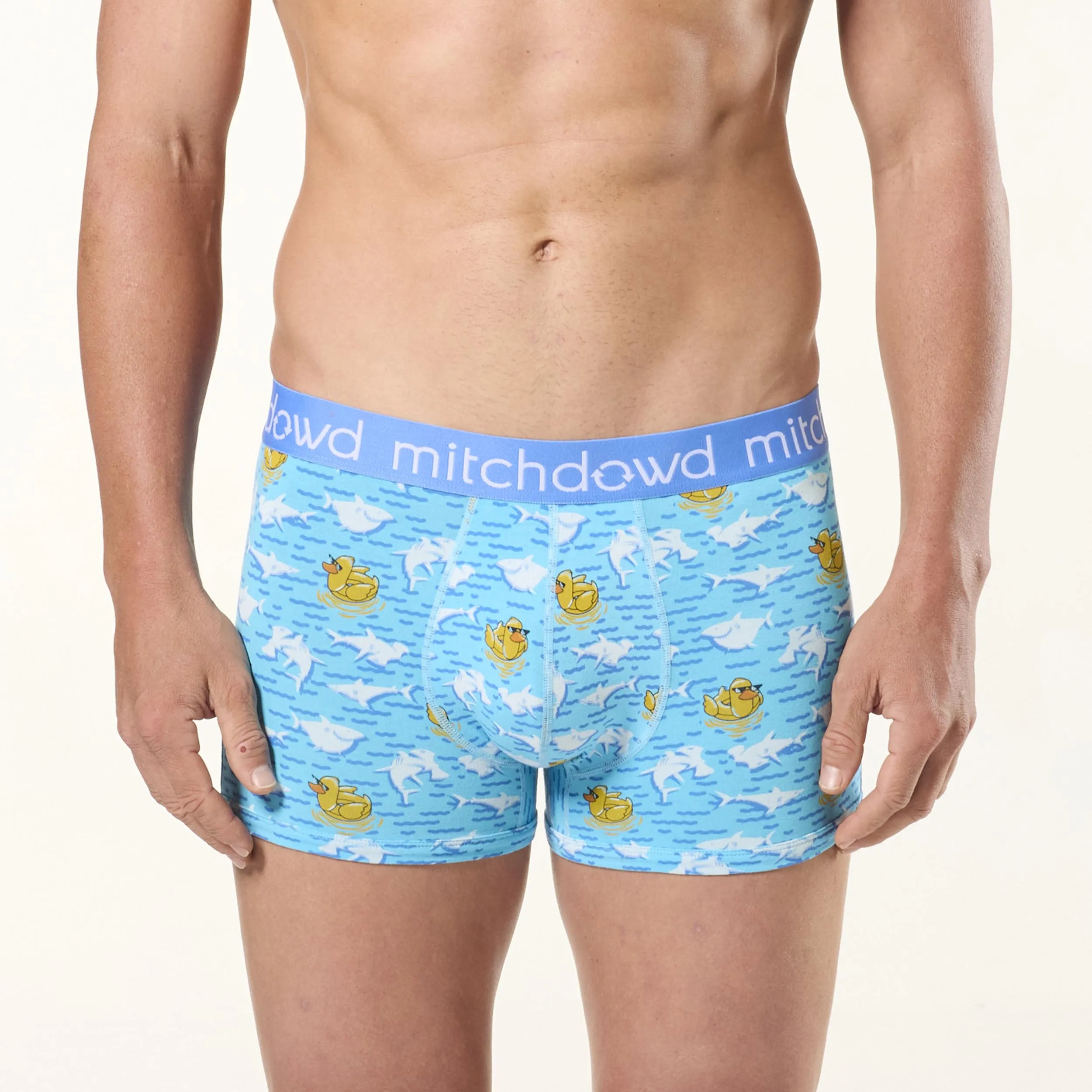 Men's Daring Duckies Cotton Trunk 2 Pack - Blue