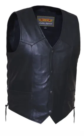 Mens PREMIUM Vest - Plain Side