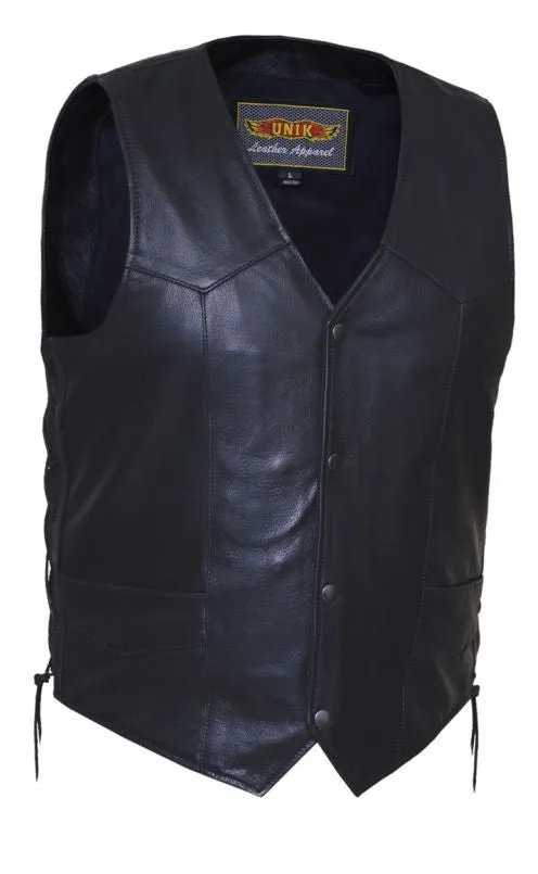 Mens PREMIUM Vest - Plain Side