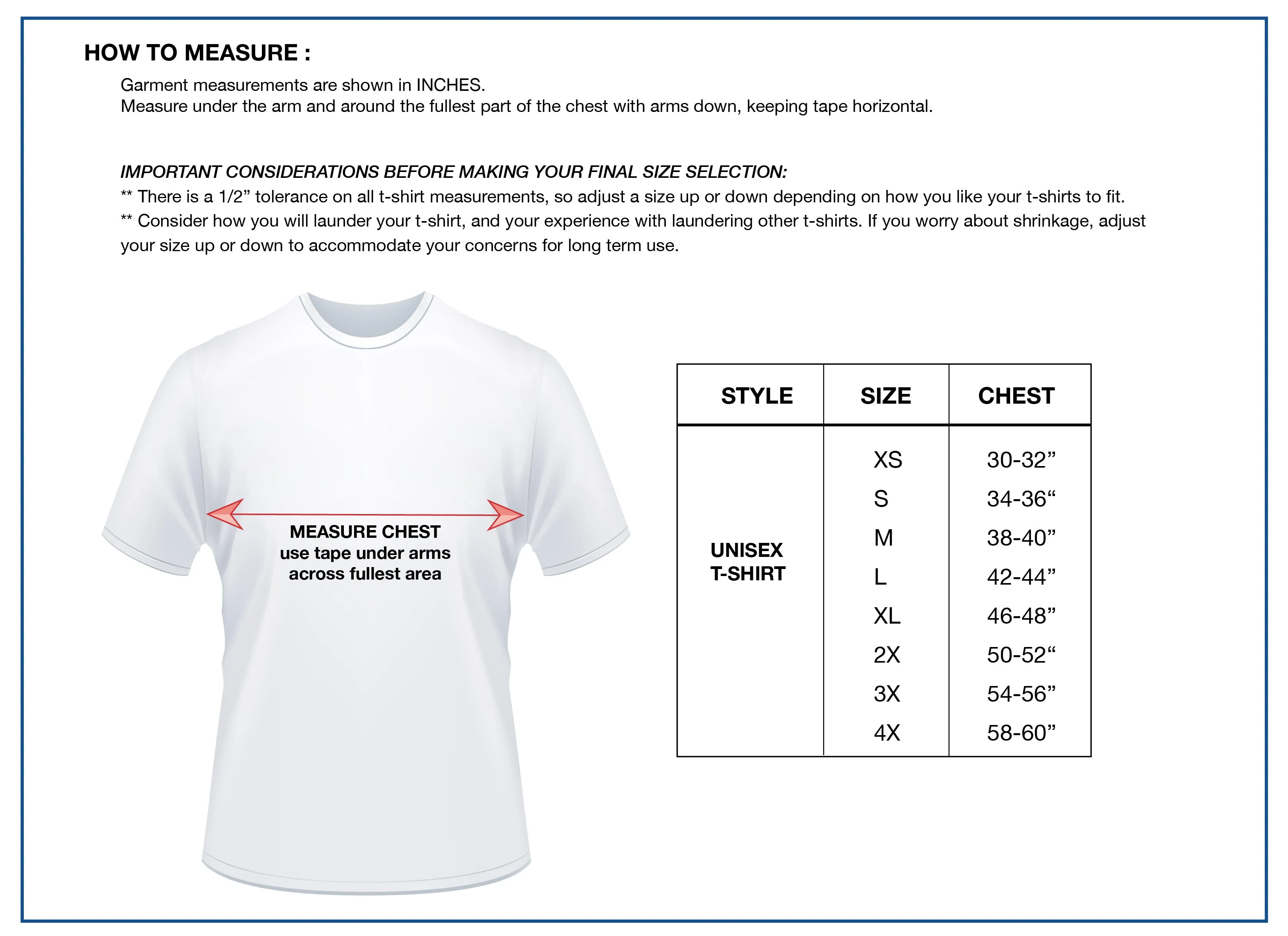 Menu Tee
