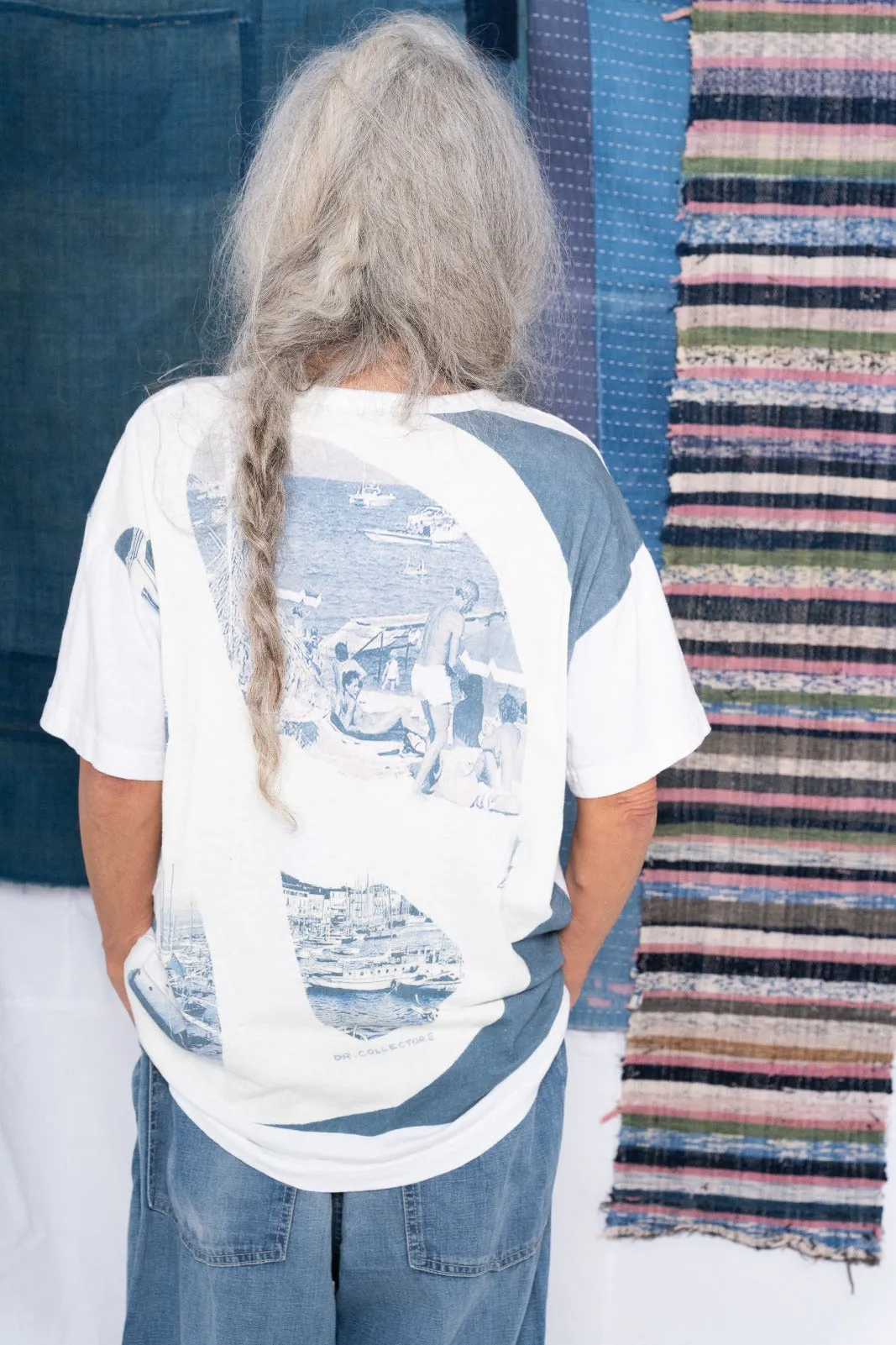 Model T. St. Tropez Digital Print Organic & Recycled Cotton