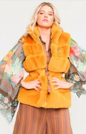 Mustard Winter Spice Vest
